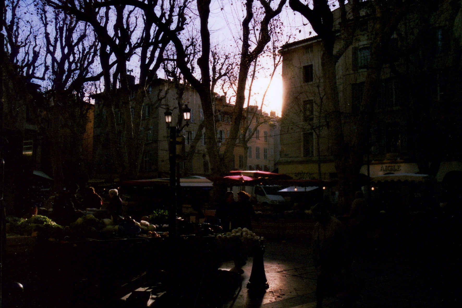 Aix en Provence city market